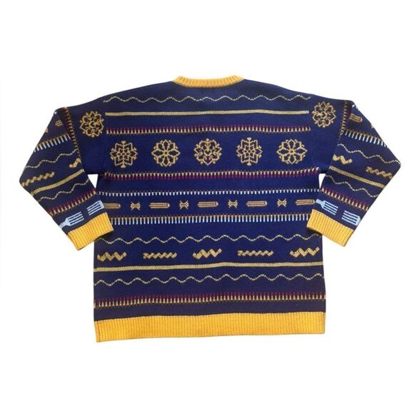 Barilla Pasta Special Edition Holiday Snowflake Sweater Mens medium - Picture 2 of 4